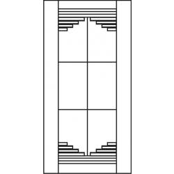 Cheyenne French Lite Cabinet Door (6 Lites)